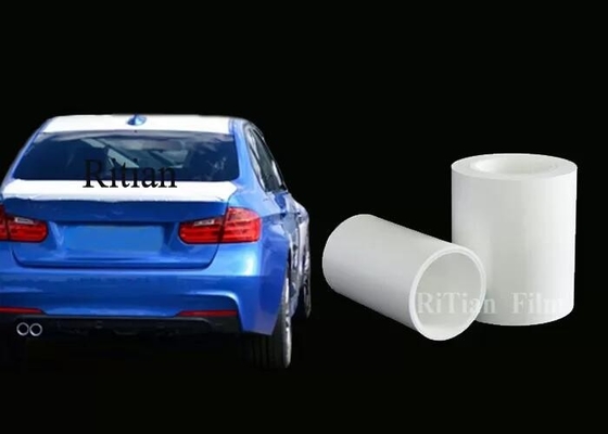 10 Mic White Plastic Protective Overspray-het Afdekken voor Automobielverf Transparante Maskerende Film