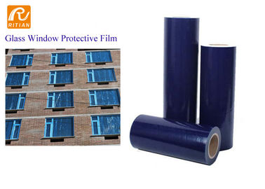 Zelfklevende Blauwe PE Beschermende Film voor Glazen venster Tijdelijke Bescherming