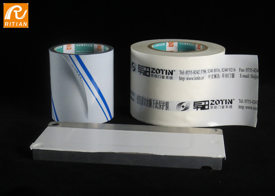 Het oplosmiddel baseerde 0.1mm Met een laag bedekte het Aluminium Beschermende Film van Pvc voor Macht