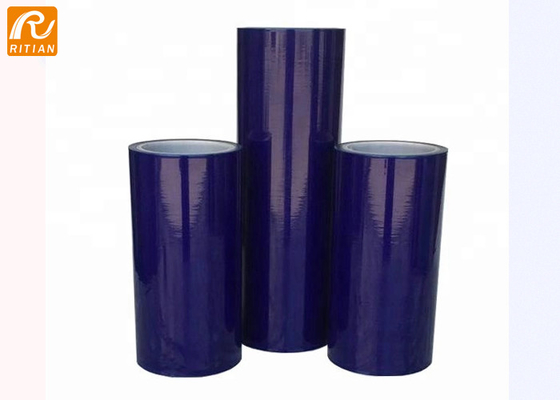 Goede prijs. LDPE UV Bestand van de de Oppervlaktebescherming van de Glas Beschermend Film Zelfklevend Blauw de Filmbroodje online