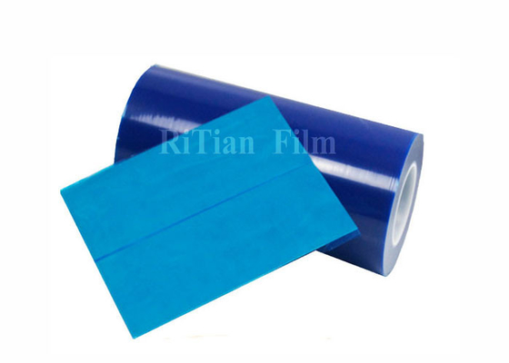 Goede prijs. Blauwe / transparante PE-beschermfolie UV-bestendigheid voor metalen plaat online