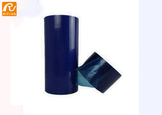 Goede prijs. Vensterbeschermingsfilm voor de bouw, blauwe zelfklevende tijdelijke beschermingsband van glas 61cm*100m online