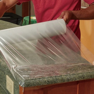 Goede prijs. Transparante Granietcountertop PE van de Beschermer Marmeren Vloer beschermt Plastic Duidelijke de Beschermingsfilm van het Filmhardhout online