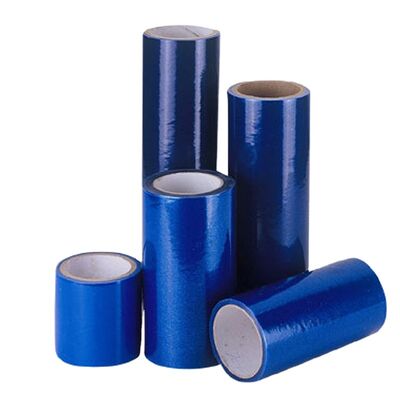 Goede prijs. Blauwe Transparante PE Beschermfolie met UV-bestendigheid 6 maanden en Kleefkracht 0.05-0.25 N/cm voor Industriële Toepassingen online