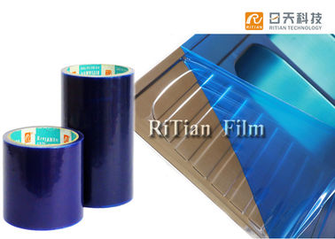 Goede prijs. Blauwe Acryl Zelfklevende Laag van de Roestvrij staal Beschermende Film aan Hoge Kleverig online