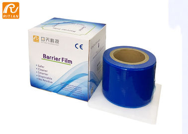 Goede prijs. Nieuwe aankomst Blue PE Medical Barrier Film Roll 4x6 Inch Acrylic Adhesion With Customized Logo online