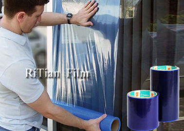 Goede prijs. Zelfklevende Blauwe PE Beschermende Film voor Glazen venster Tijdelijke Bescherming online